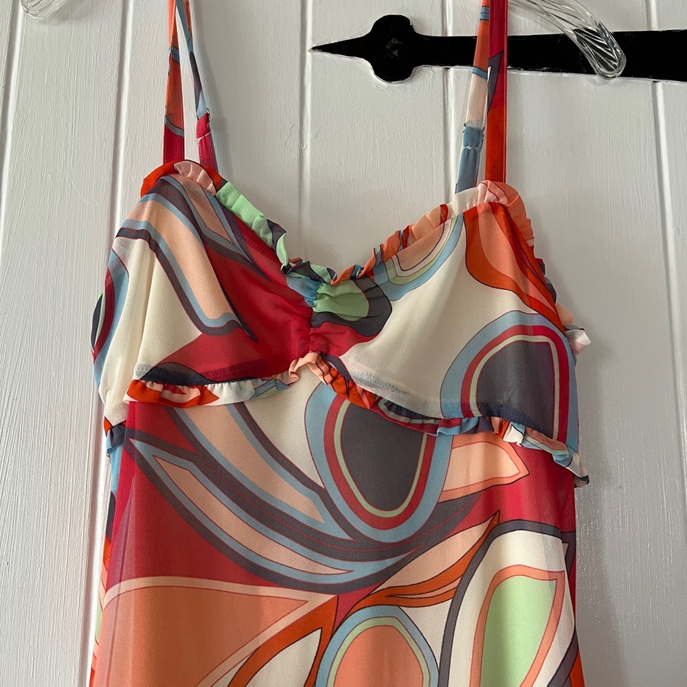 Never been worn - beautiful and colorful maxi dress with tag still on. - Picture 2 of 6